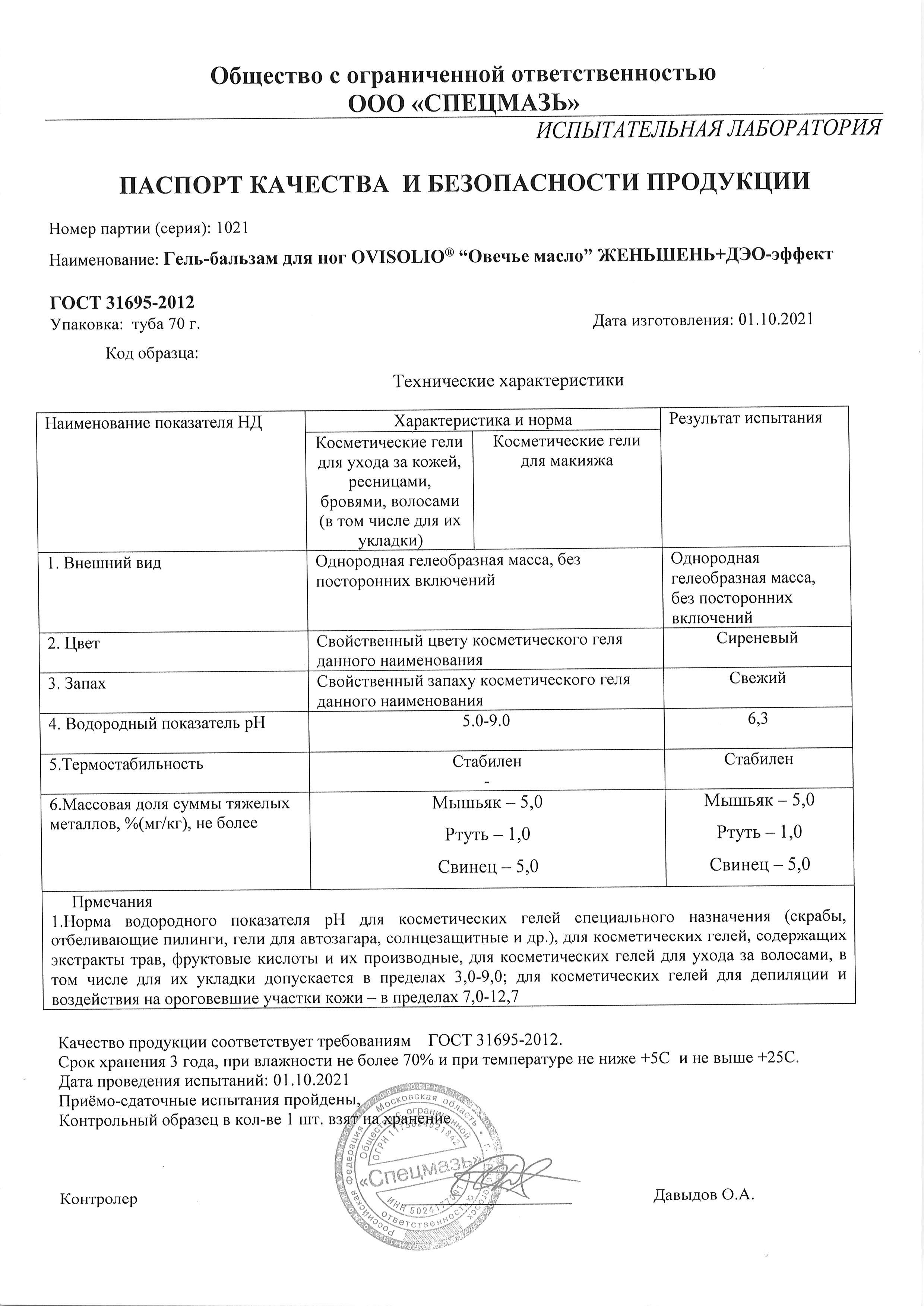 Паспорт №102021